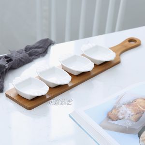 Bộ Đĩa Đựng Đồ Ăn Nhẹ Kiểu Nhật Bản Bằng Gốm Không Đều Đặn Đĩa Đựng Hạt Khô Đĩa Đựng Đồ Ăn Nhẹ Đĩa Đựng Đường Ăn Nhẹ Đĩa Đựng Gia Vị Bộ 5 Món