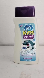 White Rain Kids Body wash & Bubbles Pure Splash for sensitive skin 12 oz(354ml)U.S.A