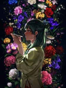 Bandai | 5D DIY The Apothecary Diaries Anime Theme Diamond Painting Handmade Art Exquisite Creative Gift Home Decoration