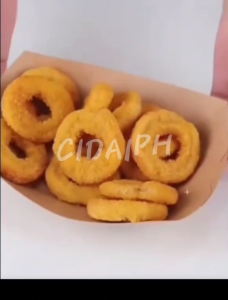 【COD】50PCS Disposable Takoyaki Box / Chicken Rice Box - Kraft Paper Tray For Catering Adobo Wings