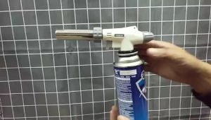 Đầu khò ga cầm tay mini Nhật Bản Cao Cấp Súng phun lửa nhiệt độ cao 1300 độ Kích thước 175x60 mm