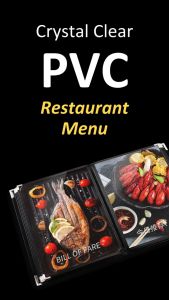 PVC Album Menu A4 size