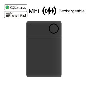 Wireless Rechargerable Smart Card-style Tracker Long-Distance Finder for Apple Find My Voice Locate Keys Bag Toys for IOS Iphone