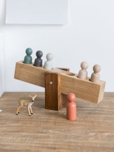 Nordic Style Toy Display Shelf Childrens Room Decor Wall Hanging Wooden Hole Board Chic Minimalist Decor Gift by AYing Home Decor