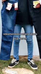 Celana Jeans Pria Panjang Skinny Slim Fit Bahan Streach Melar Pensil