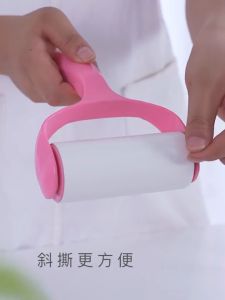 Strong Sticky Lint Roller Dust Hair Removal Cover Refillable Remove Clean Bedroom Carpet Hair Fur Dust No Cover Provided 除尘滚轮粘纸无盖子 Penggelek Serabut Tiada Penutup