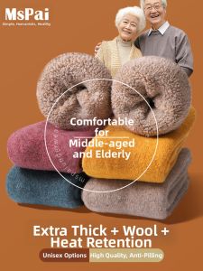 MsPai | Thermal Warm Wool Socks for Elderly Uncompressed