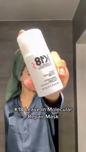 K18 Leave-In Repair Hair Mask 50ml Treatment to Repair Dry or Damaged Hair - Reverse Hair Damage from Bleach Color