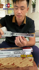 Hafele 494.02.461 Ray Trượt Bi 3 Tầng – Không Giảm Chấn – Thép Mạ Kẽm – Lắp Đặt Dễ Dàng