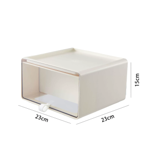 Desktop Organizer Box Drawer Style Display Case Transparent Dustproof Multi-functional Storage Box for Figurines And Collectibles