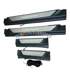 Sillplate samping mobil Pajero sport lampu led
