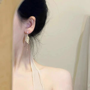 Bông Tai Dây Zircon Mới Thời Trang Elegance