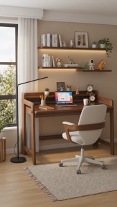 SANCY 100cm Study Writing Desk Meja Belajar Student Table Computer Desk Meja Komputer Wood High Load Laptop Table - Fulfilled by SANCY