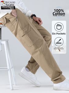 TUCANO | 100 Cotton Loose Multi Pocket Leisure Trousers