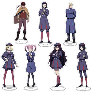 Bandai | 16CM Anime Acrylic Đứng Để Trang Trí Hình Clevatess Mùa 2 Alicia Glenfor Kuren Luna Cosplay Anime Phụ Kiện Món Quà Tinh Tế Dành Cho Người Hâm Mộ