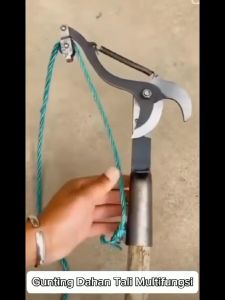 Gunting Dahan Tarik Pisau Tali Multifungsi Gergaji Graji Kopi Cengkeh Ranting Pohon Tanaman Tinggi Tree Pruner