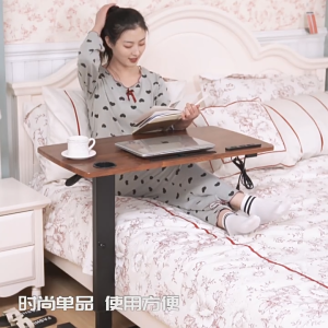 Bàn Làm Việc Gấp Gọn Để Giường Đa Năng Có Cổng Sạc USB Và Kích Thước Điều Chỉnh