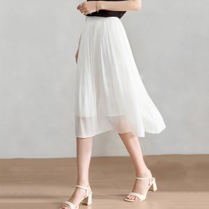 YINLIANHU | Shimmering Yarn Large Size Short Skirt