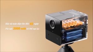 Camera Wifi Trong Nhà Dùng Pin sạc Ezviz BC2 2M 1080P dùng Pin Sạc 2000 mAh Đàm Thoại 2 Chiều Thời lượng lên tới 50 ngày phát hiện con người