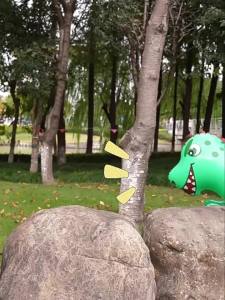 Inflatable Dinosaur Tumbler Thickened PVC Kids Punching Bag Water Weighted Base Stress Relief Boxing Toy Indoor Outdoor