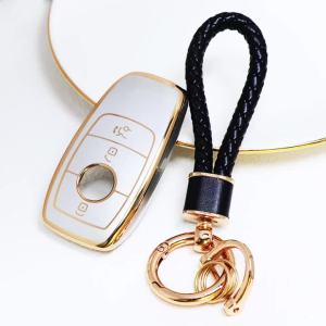 3/4 Buttons TPU Car Remote Key Shell Fob Case Cover for Mercedes Benz A C E S G Class GLC CLE CLA W177 W205 W222 X167 AMG W213