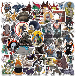 Hoạt Hình Trò Chơi Kinh Dị Dark Souls Bộ Hình Dán Chống Nước DIY Đề Can Cho Điện Thoại Xe Máy Mũ Bảo Hiểm Đàn Guitar Thoáng Mát Graffiti 10/30/50 Chiếc