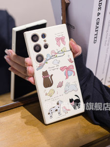 เคสโทรศัพท์ซิลิโคนป้องกันแบบเต็มจอสำหรับ Samsung S25 Ultra S25 Edge S24 S23U ดีไซน์น่ารักสไตล์เกาหลี ปกป้องได้อย่างสมบูรณ์แบบ