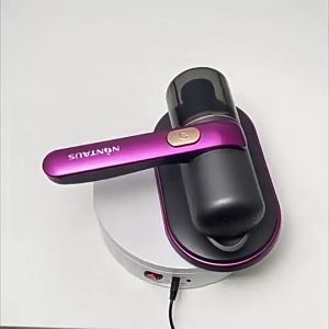 【SKIT SG】10000PA Cordless Bed Dust Mite Vacuum Cleaner with FREE 5 Filters Portable Wireless Powerful Suction Handheld Rechargeable Mattress Mite Remover UV Sterilization Vacuum Cleaning Machine Instrument For Sofa Blanket Carpet Pillow Fabric Surface
