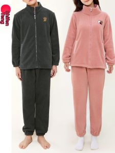FENTENG | Coral Fleece Thickened Flannel Sleepwear