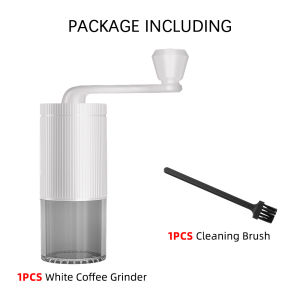 Mini Coffee Bean Grinder Manual Adjustable Settings Ultra-Portable Conical Burr Coffee Grinder for Cold Brew Camping Home Use