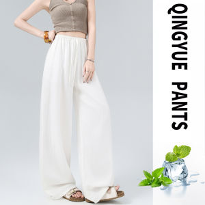 High Waist Pure Linen Summer Trousers