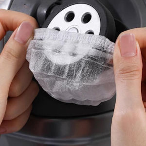 Small Item Dustproof Covers Luggage Wheel Covers Dustproof Suitcase Protectors Disposable Travel Accessories For Trolley Cases