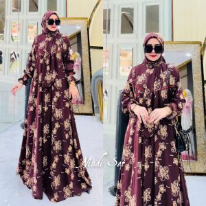 gamis dress set jilbab nindi by ergeha rgh