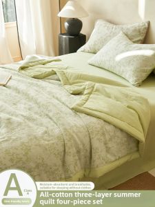 Kiss Dear | 100% Cotton Thin Summer Quilt Set