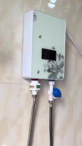 Instant Water Heater Shower Portable On Demand Water Heater Shower for Bathroom&Apartments Safe Compact