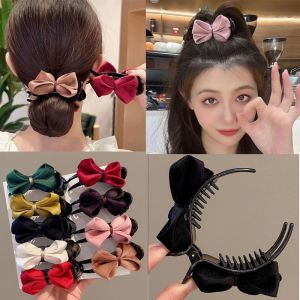 ผลิตภัณฑ์กำมะหยีี กิ๊ฟติดผมหางม้าสูงกิ๊บติดผมคลิปโบว์กิ๊บหนีบผมปิ่นปักผมหญิง สำหรับผู้หญิงเครื่องประดับผม