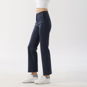 New Yoga Clothes: Low Waist Nylon High Elastic Breathable Shaping Straight Leg Pants Long Pants for Women Fitness Sports Wear