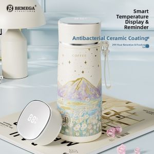 Bemega | Aesthetic Ceramic Insulated Tea Cup for Ladies