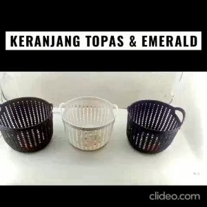 1 LUSIN Keranjang Topas Tutup / Keranjang Kotak / BUAH / SERBAGUNA