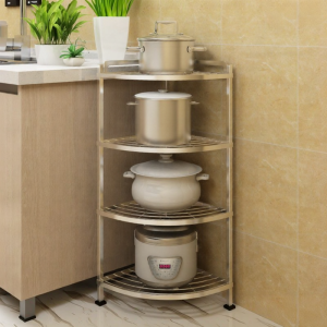Stainless Steel Corner Kitchen Storage Rack