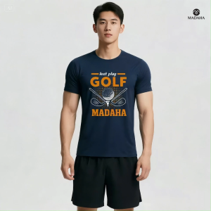 Madaha Kaos Baju Dry fit Jersey Olahraga Golf Crossneos