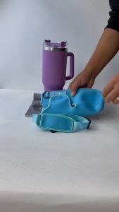 40OZ Bottle Pouch Holder with Adjustable Shoulder Strap Neoprene Water Bottle Holder for Hiking Travelling Camping Water Bottle Carrier Bag for Stanley 40oz Bottle Pouch Holder with Adjustable Shoulder Strap for Hiking Travelling