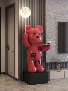 กระต่ายสุนัขบ้าขนาดใหญ่สำหรับห้องนั่งเล่น ตกแต่งบ้าน ชิ้นส่วนตกแต่ง ของตกแต่งบ้าน กระต่ายสุนัขบ้าสีทอง สไตล์หรูหรา