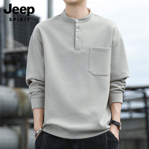 JEEP SPIRIT | Áo Thun Dài Tay Mùa Thu Form Rộng