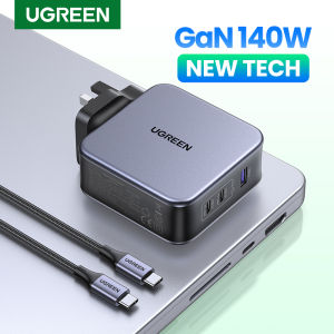 UGREEN 140W GaN Fast Charger 3-Ports 2C1A 2 Type C 1 USB A Charger PD Wall Charger Power Adapter Foldable For Samsung S24 Ultra samsung s23 ultra MacBook Pro/Air Galaxy S22/S21 Dell XPSiPhone 16 Pro Max iPhone 17 Pro Max iPhone 15 iPhone 14 Pro Max iPh