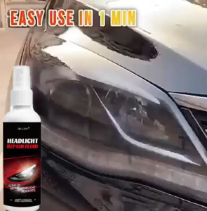 Headlight Cleaner Spray Restores Clarity In 15 Mins Uv Protection Waterproof For Long Lasting Shine