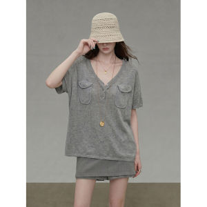 GULILI | Loose Drop Shoulder Side Pockets Chic Suit