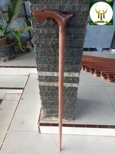 tongkat jalan kayu nogosari nagasari motif pipih spesial D04