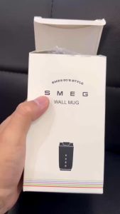 SMEG Insulating Cup Thailand Water Cup Milk White Kan Qing Accompanying Cup Cold and Hot Dual Use AK