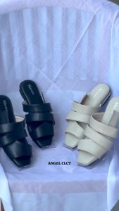 ANGEL CLCT 2 - SANDAL SELOP WANITA BAHAN PREMIUM VARIASI TALI LILIT TINGGI SELOP 3CM